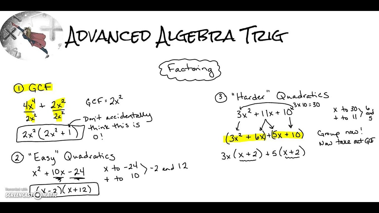 Factoring - YouTube