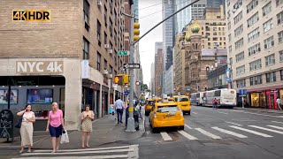 New York City 4k Walk - Strolling 57th street to turtle bay NYC Midtown East