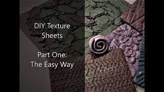 DIY Texture Sheets, Part 1, The Easy Way