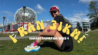 I RAN MY QUICKEST 31KM IN MY SAUCONY ENDORPHIN SPEED 4s!!