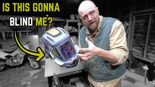 I'm TERRIFIED to Review This Auto Darkening Welding Helmet