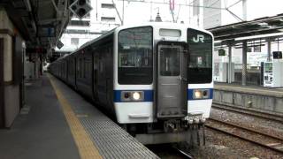 JR東日本 常磐線415系1500番台 いわき行水戸駅発車