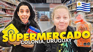 Argentinas de MODO TURISTA en SUPERMERCADO de URUGUAY| Qué hay en un SUPERMERCADO en COLONIA? 🛒