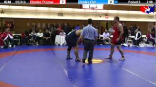 NYAC FS 120 KG / 264.5 lbs: Charles Thomas vs. Charles Fish