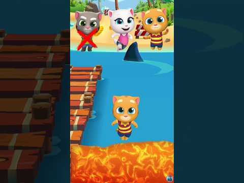 Talking Tom Gold Run Juego potente #shorts #tomgoldrun #talkingtom