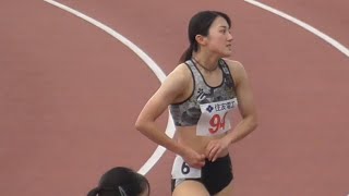 決勝  一般・高校女子100m  布勢スプリント2022