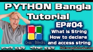 String Data Type in Python Bangla Tutorial EP#04 | Complete Python Programming Course for Beginners