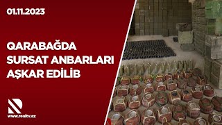 Qarabağda sursat anbarları aşkar edilib - Anbarlardan külli miqdarda mina və döyüş sursatı götürülüb