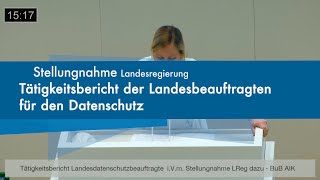 Tätigkeitsbericht der Datenschutzbeauftragten | Lena Duggen