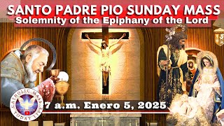 SUNDAY MASS TODAY LIVE at Santo Padre Pio National Shrine - Batangas.  December 5,  2025. 7a.m.