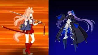 【FGO】 鈴鹿御前 VS メルトリリス  （ メルトリリス モーション 宝具 \u0026 extraアタック noble phantasm）fate extra CCCコラボイベント