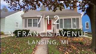 712 N Francis Ave, Lansing - Renee Dwyer - (517) 974-0323