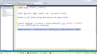 FORMAT function in SQL Server