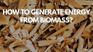 How to generate energy from biomass?