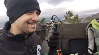 IZ1FUM BRIC CABANIA - ICOM IC 02AT TEST