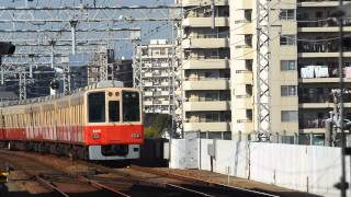 20141122：阪神8000形赤胴車　千船駅にて