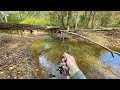 TINY Creek Ultralight TROUT Fishing