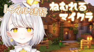 『マイクラ建築』眠れるシリーズ！おしゃれなトンネル？あつV　Minecraft『灯らんぷ/新人VTuber』