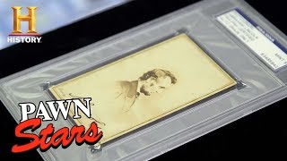 Pawn Stars: Abraham Lincoln Signed Parlor Card (Season 15) | History