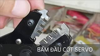 Cách bấm đầu cốt nối dài dây servo RC (How To Crimp Servo Connectors)