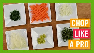 Basic knife skills for beginners - Learn from a CHEF