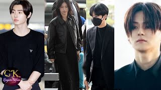 K-Pop stars arrive at the airport in all black | kpop | astro | blackpink | astro moonbin | k-pop