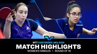 Izabela Lupulesku vs Karla Joana Mendoza Salazar | WS R16 | WTT Contender Lima 2024