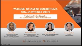EdTalk on The Future of Higher Education: The Customer Service Your Students Expect