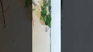 Badarpur ghat barak river |flood| #shorts  #flood