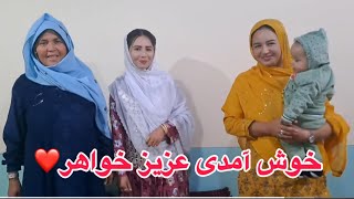 مهمانی و پایوازی سبماجان به خانه‌ی ما، خوش آمدی خواهرجان قشنگم، چقدر شب خوبی بود کنارت❤️