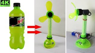 How to Make Electric Table Fan at Home using Plastic Bottle - very Easy life Hacks