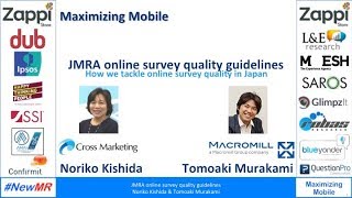 The online survey quality guideline by JMRA