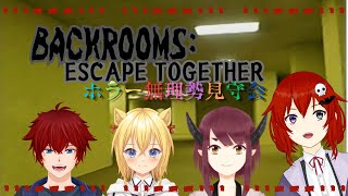 【Backrooms】ホラゲ苦手マンたちを眺める会！！！！