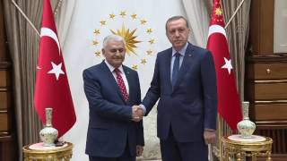 Cumhurbaşkanı Erdoğan, Binali Yıldırım'ı kabul etti