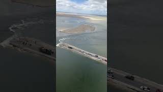 Rio Piura destruye tramo de la carretera Bayovar-Chiclayo 🇵🇪