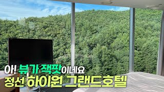 역대급 숲뷰라는 정선 하이원 그랜드호텔 코너룸 vs 일반룸 비교 체험, 조식/부대시설 총정리