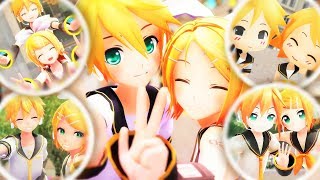 ♦【MMD】きょうもハレバレ〈鏡音リンレン〉♦