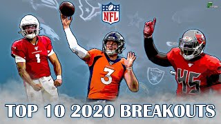 Top 10 BREAKOUT Candidates For The 2020 NFL Season!