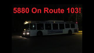 NeoplanDude | SEPTA 2004 New Flyer D40LF (Musical ZF) #5880 On Route 103, To Ardmore!