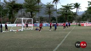 Com gol de letra de Liedson, time azul atropela no recreativo desta terça