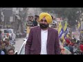 punjab के cm bhagwant mann जी की delhi के rajouri garden में भव्य roadshow delhi elections 2025