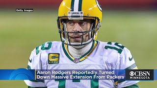 Aaron Rodgers Reportedly Turned Down Massive Contract Extension From Packers