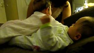 Triplets Wrestling.AVI