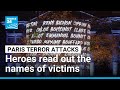 Ten years after the Paris 2015 terror attacks, heroes read out the names of victims • FRANCE 24