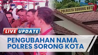 Polres Sorong Kota Berubah Jadi Polresta, Kapolda Papua Barat: Harus Dibarengi Pelayanan yang Baik