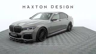 BMW 7 G11 M-Pack Facelift | Maxton Design Splitter Set | Presentation #354