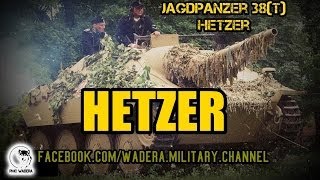 Hetzer Jagdpanzer 38(t) tank destroyer - niszczyciel czołgów 1944 - 1945