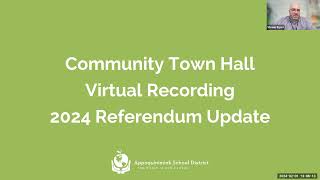 Community Townhall Presentation