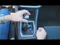 how to remove the shift knob 2022 vb subaru wrx