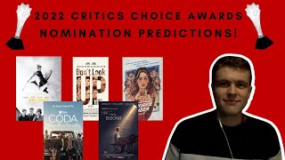 2022 Critics Choice Awards Nomination Predictions!